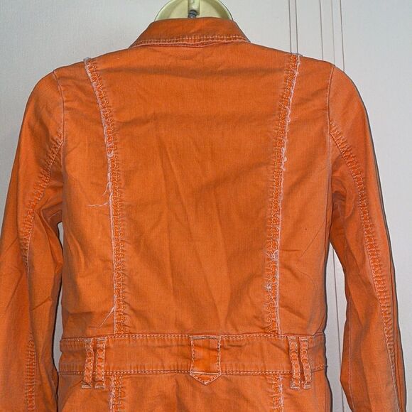 Christopher Blue orange denim look jacket - Picture 8 of 12